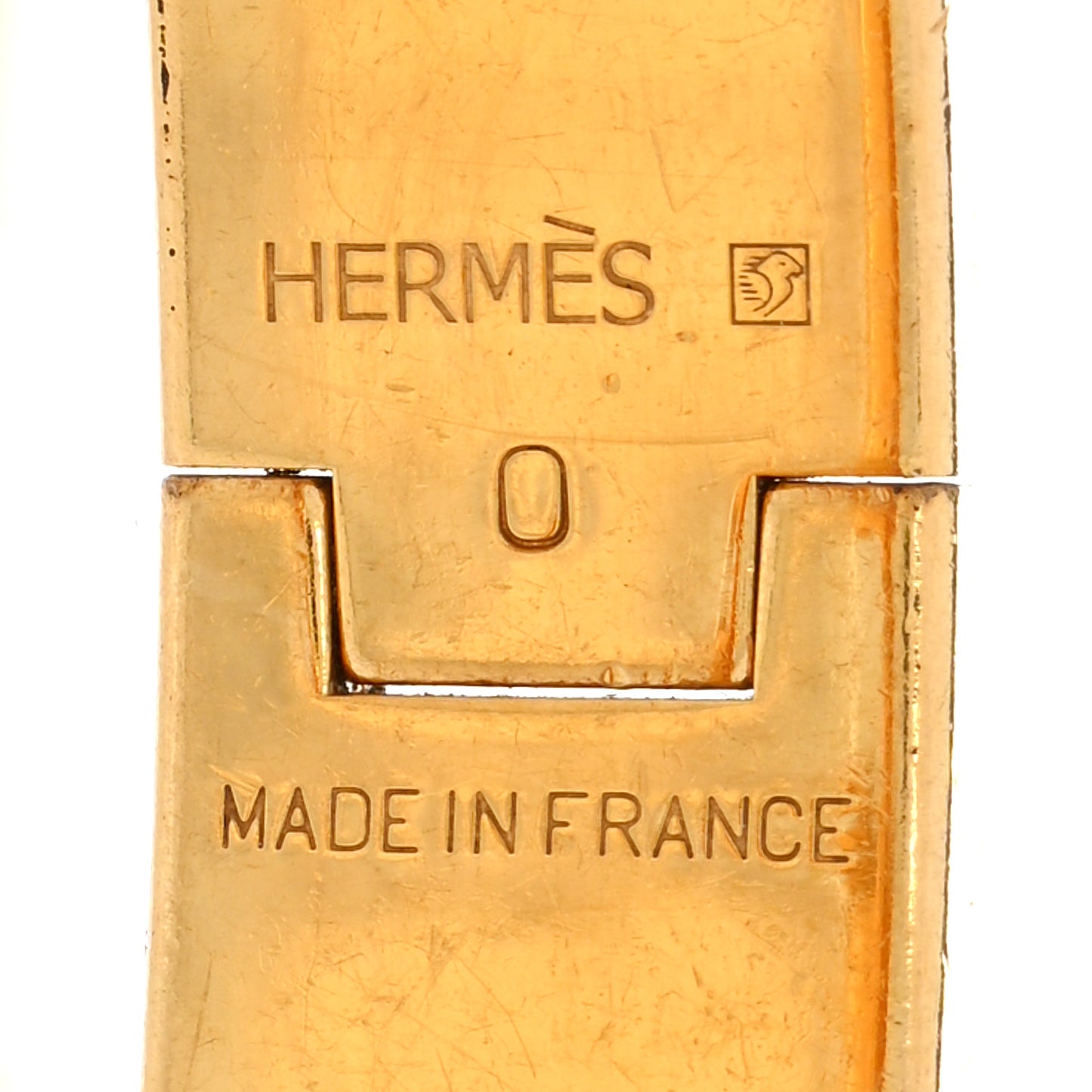 Narrow Enamel Clic Clac H Bracelet PM Rose Poudre