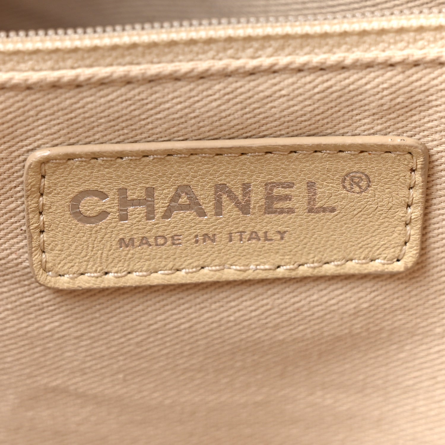 Chanel Caviar CC Tote Beige 6 of 10