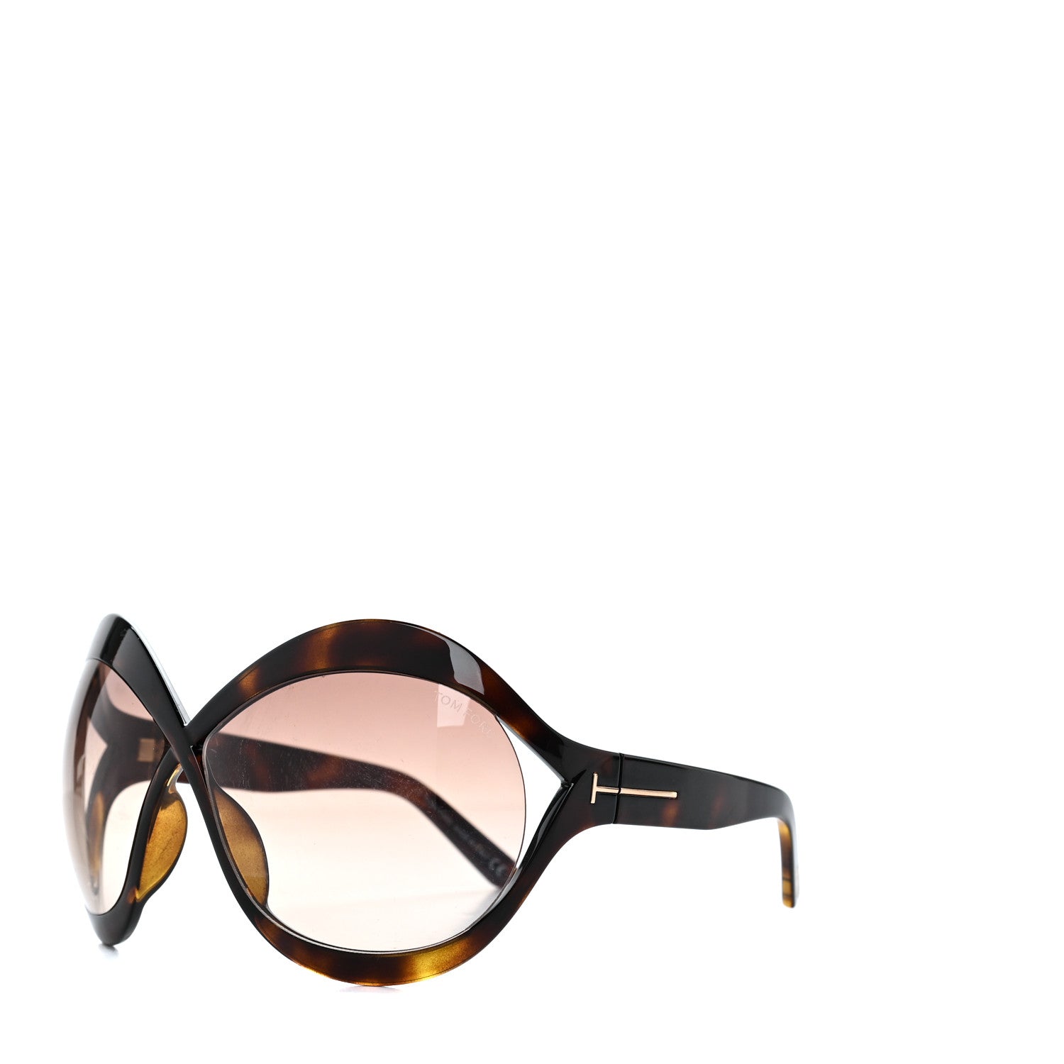 Tom Ford Acetate Carine Crossover Sunglasses TF902 Tortoise 1 of 8