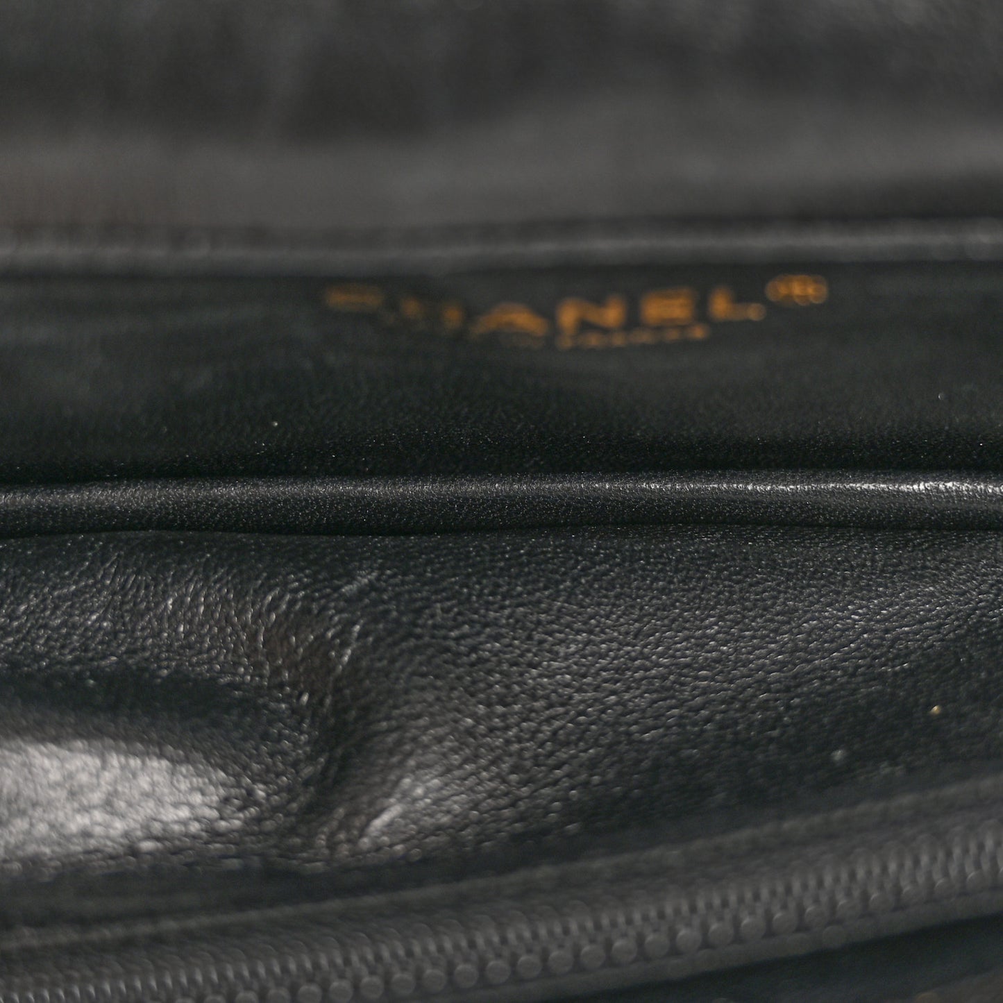 Metallic Tweed Quilted Clutch Black Gold