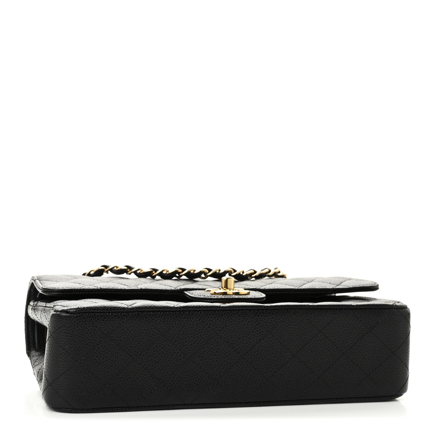 Chanel Caviar Quilted Medium Double Flap Black 3 of 9