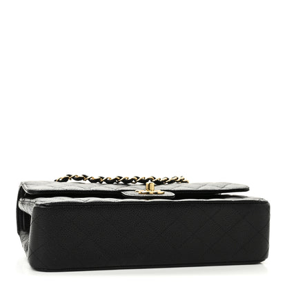 Chanel Caviar Quilted Medium Double Flap Black 3 of 9