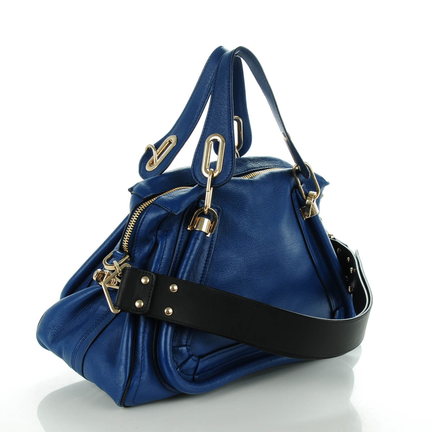 Chloe Calfskin Medium Military Paraty Royal Navy 3 of 8