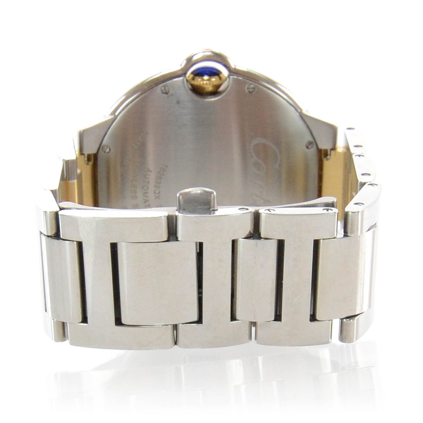 Stainless Steel 18K Yellow Gold 42mm Ballon Bleu De Automatic Watch