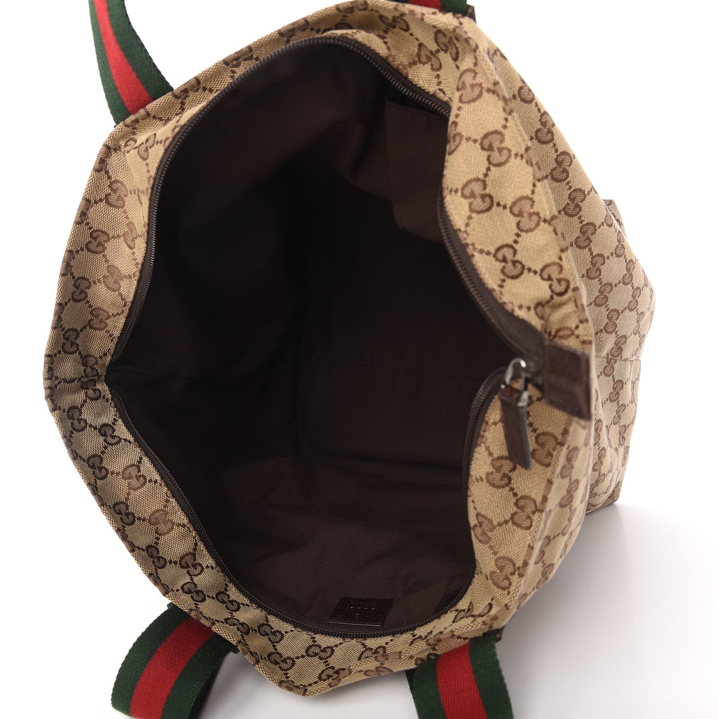 GG Monogram Large Web Handle Bucket Tote