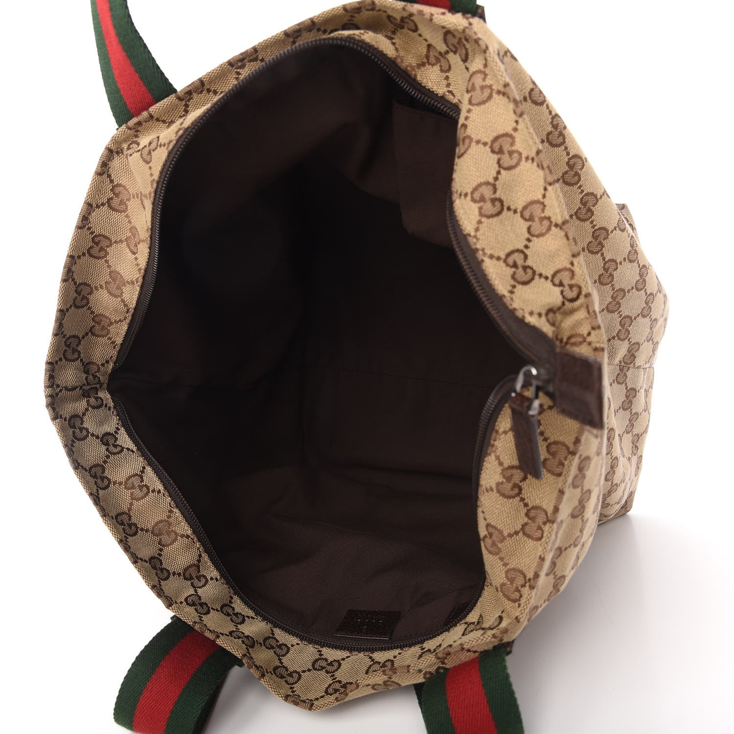 Gucci GG Monogram Large Web Handle Bucket Tote 5 of 11
