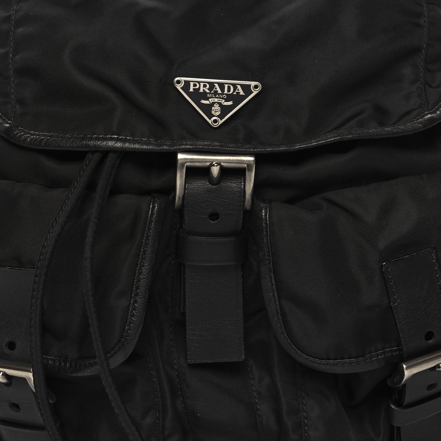 Prada Tessuto Nylon Vela Backpack Black 7 of 9