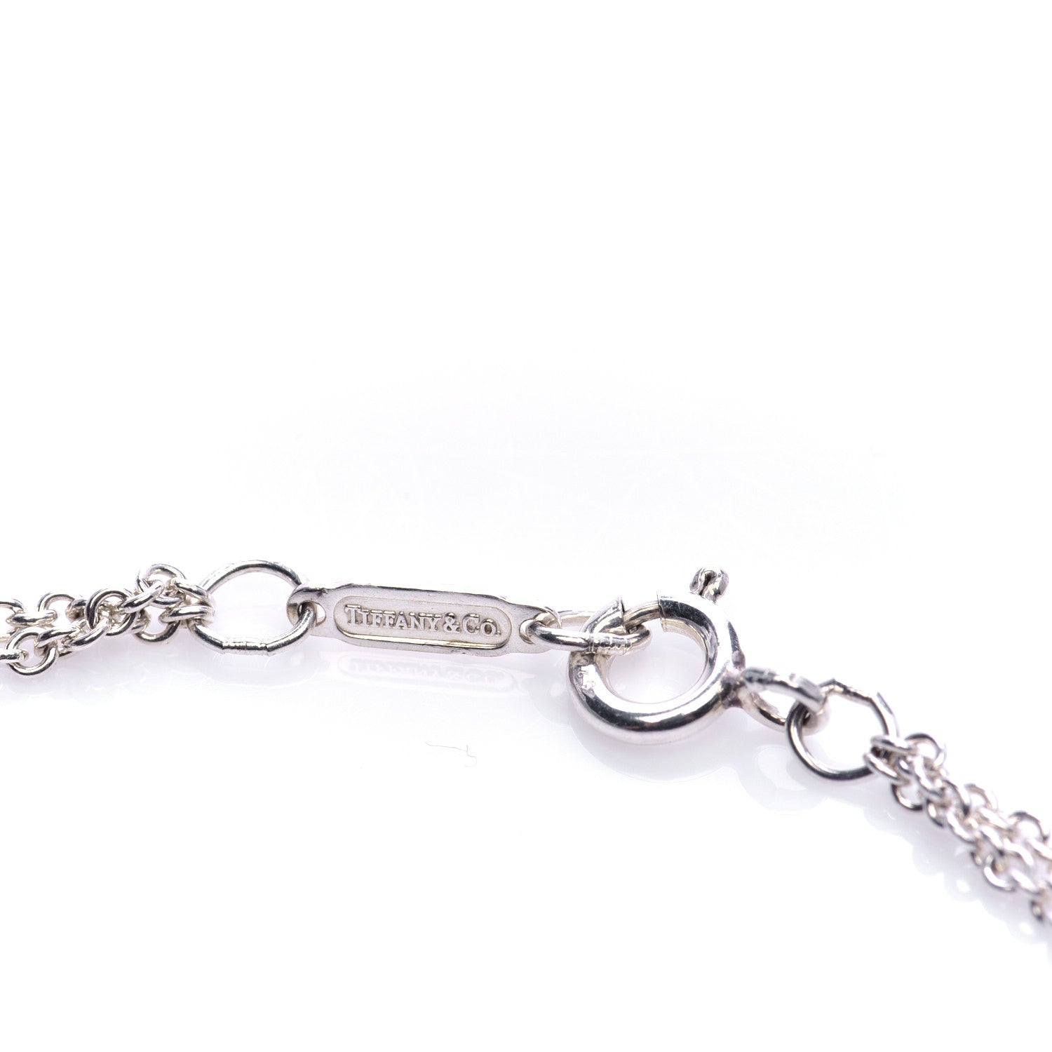 Tiffany Sterling Silver Figure 8 Pendant Necklace 5 of 6