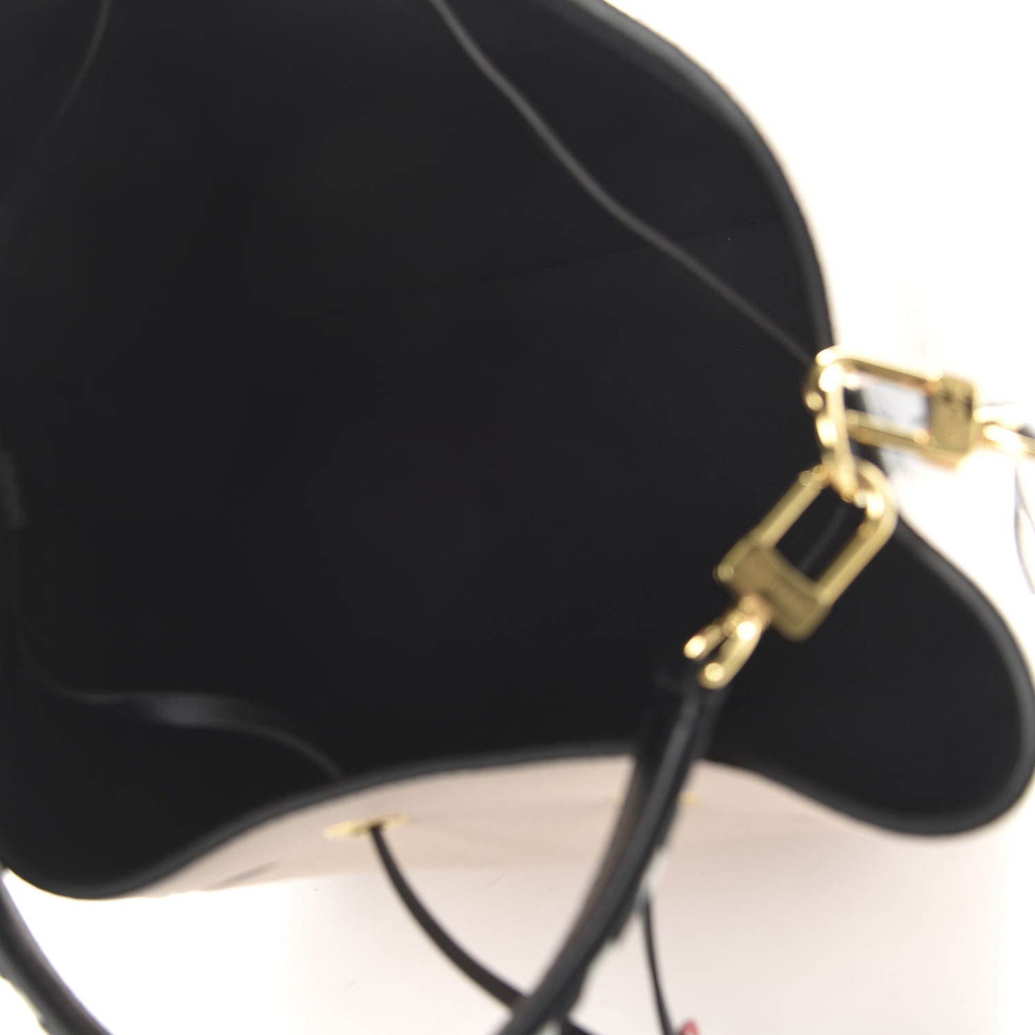 Louis Vuitton Empreinte Monogram Giant Crafty Neonoe MM Creme Black 7 of 11