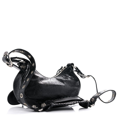 Balenciaga Agneau Arena Le Cagole Shoulder Bag XS Black 4 of 10