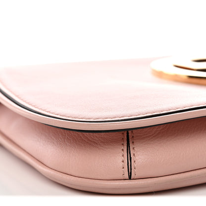 Gucci Roxy Calfskin Blondie Chain Shoulder Flap Bag Powder Pink 8 of 9