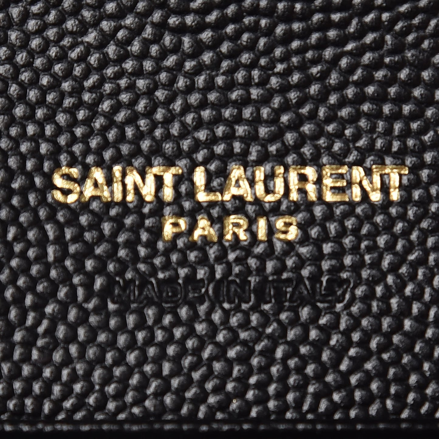 Grain De Poudre Matelasse Chevron Small Monogram Envelope Wallet Black