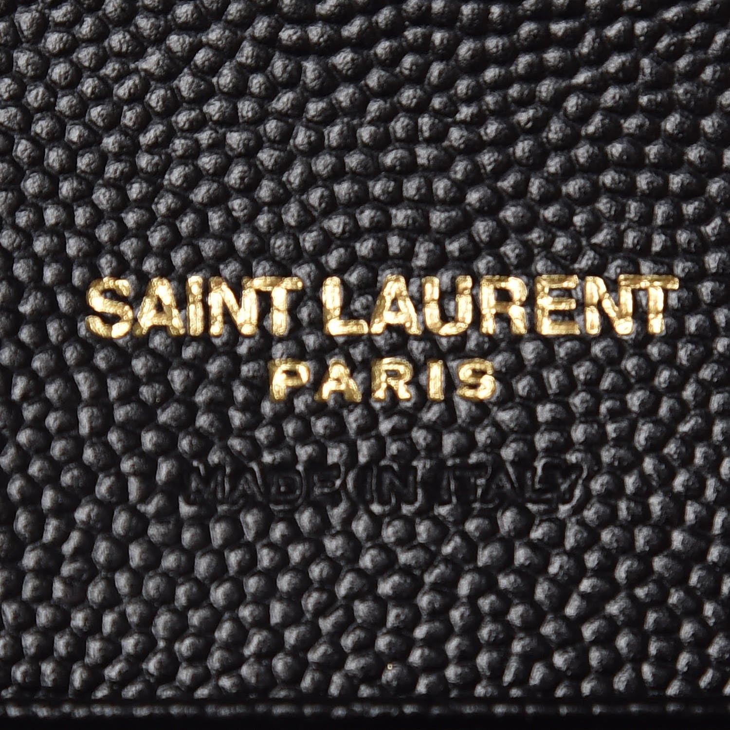 Saint Laurent Grain De Poudre Matelasse Chevron Small Monogram Envelope Wallet Black 6 of 7