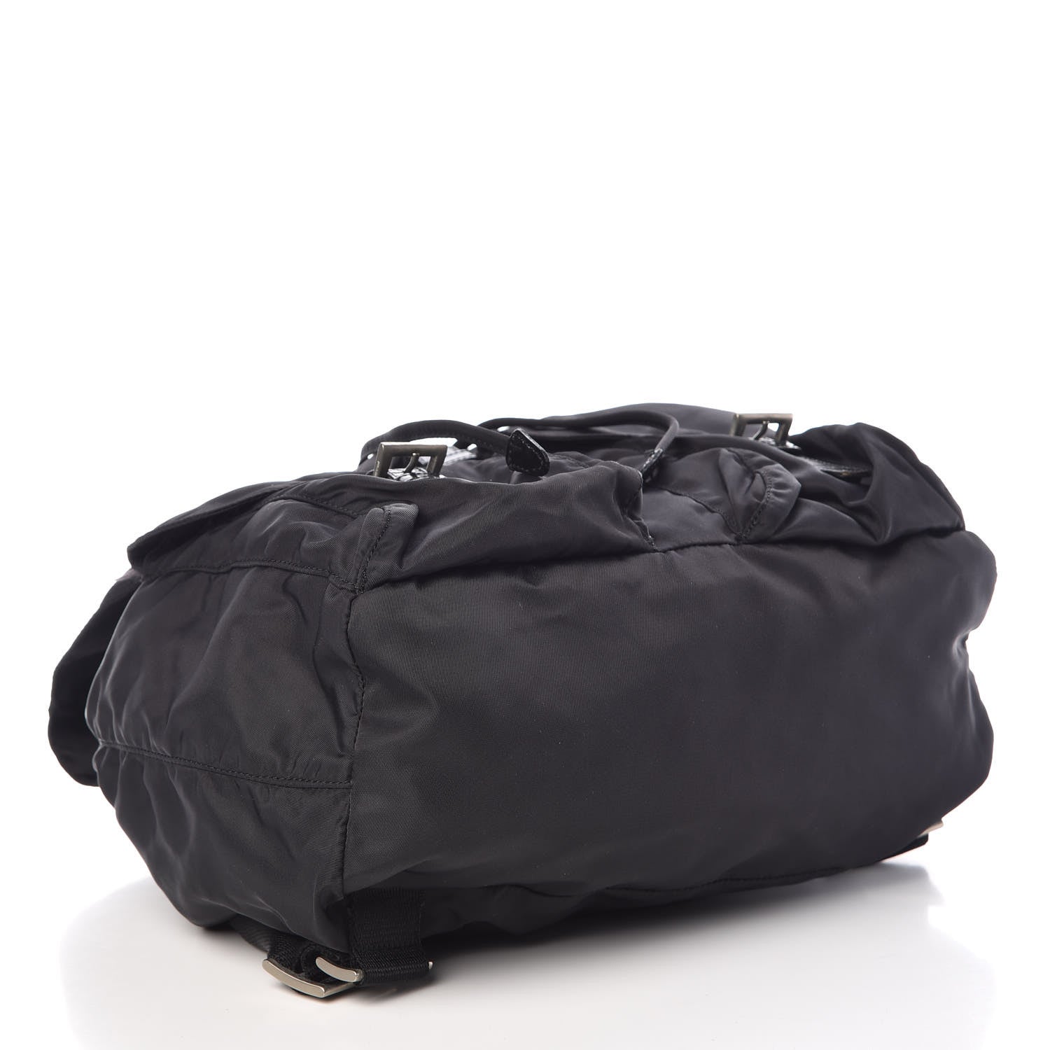 Prada Nylon Vela Medium Backpack Black 4 of 12