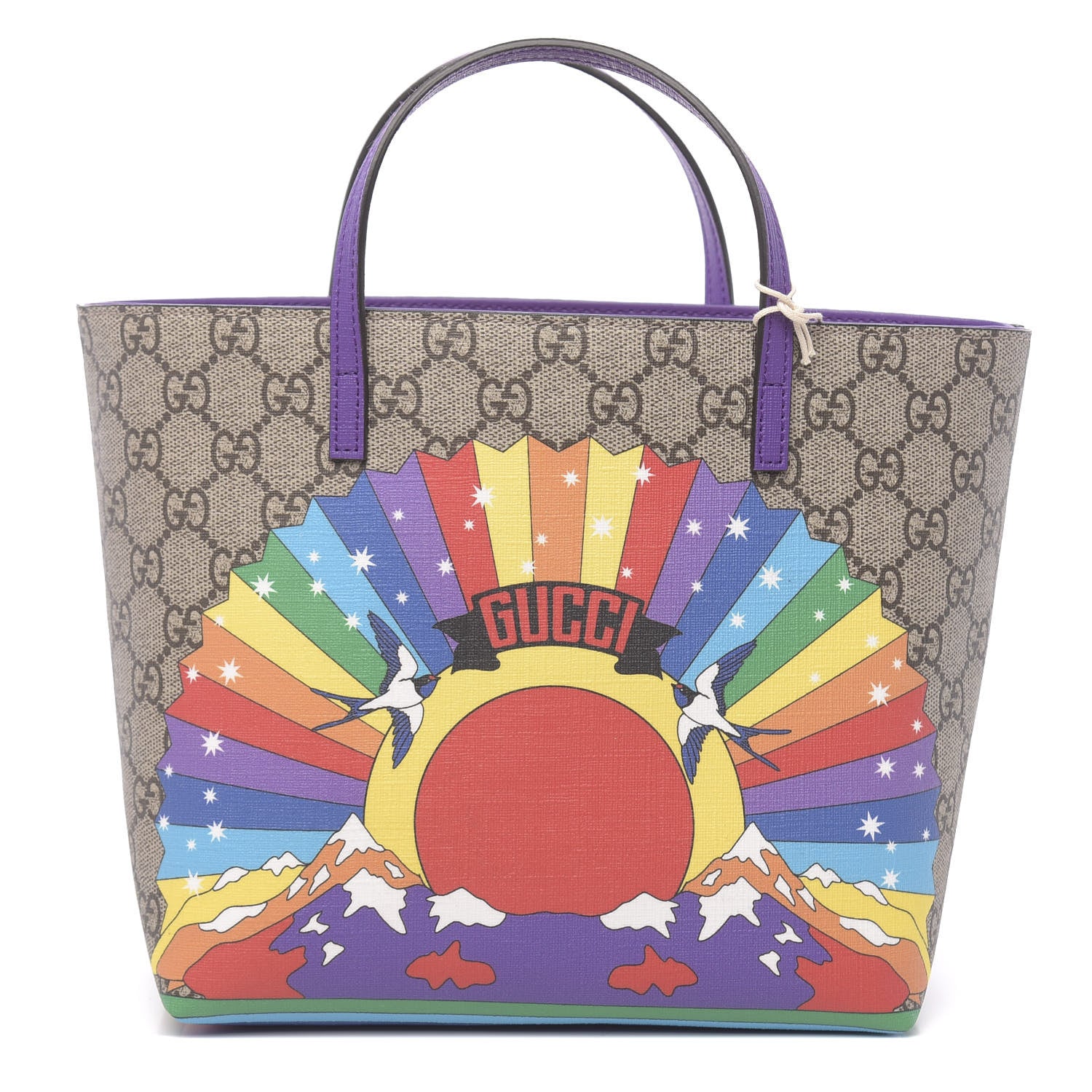 Gucci GG Supreme Monogram Kids Tote 1 of 10