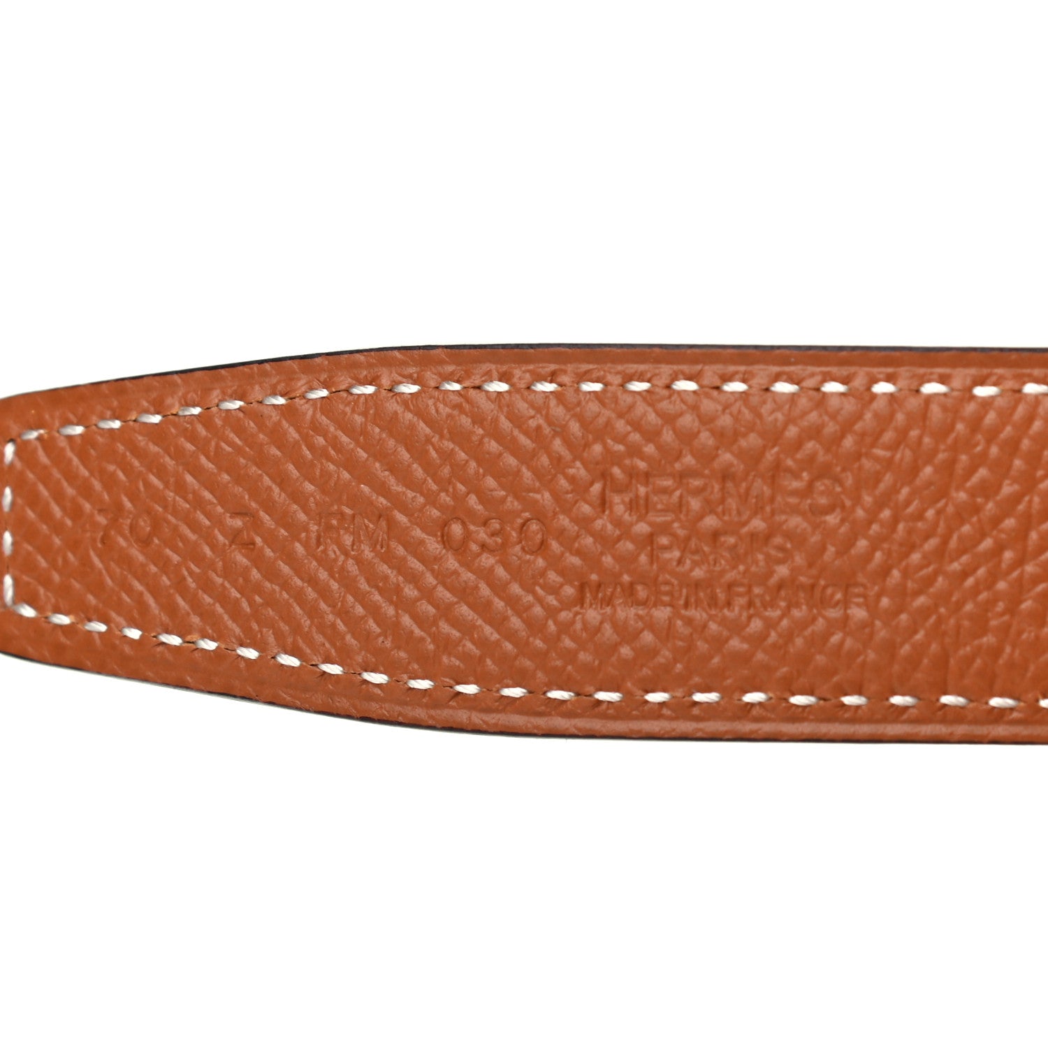 Hermes Epsom Swift Belt 70 Gold Black 5 of 5