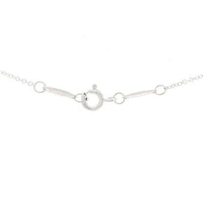 Tiffany Sterling Silver 12mm Elsa Peretti Cross Pendant Necklace 4 of 5