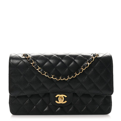Chanel Caviar Quilted Medium Double Flap Black 1 of 11