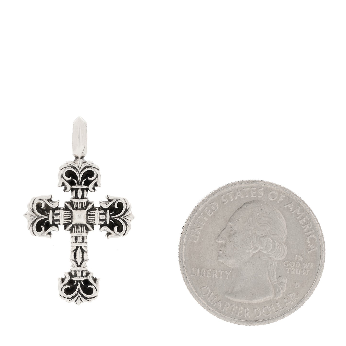 Sterling Silver Filigree Cross Pendant