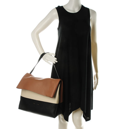 Celine Calfskin All Soft Shoulder Bag Tan 2 of 7