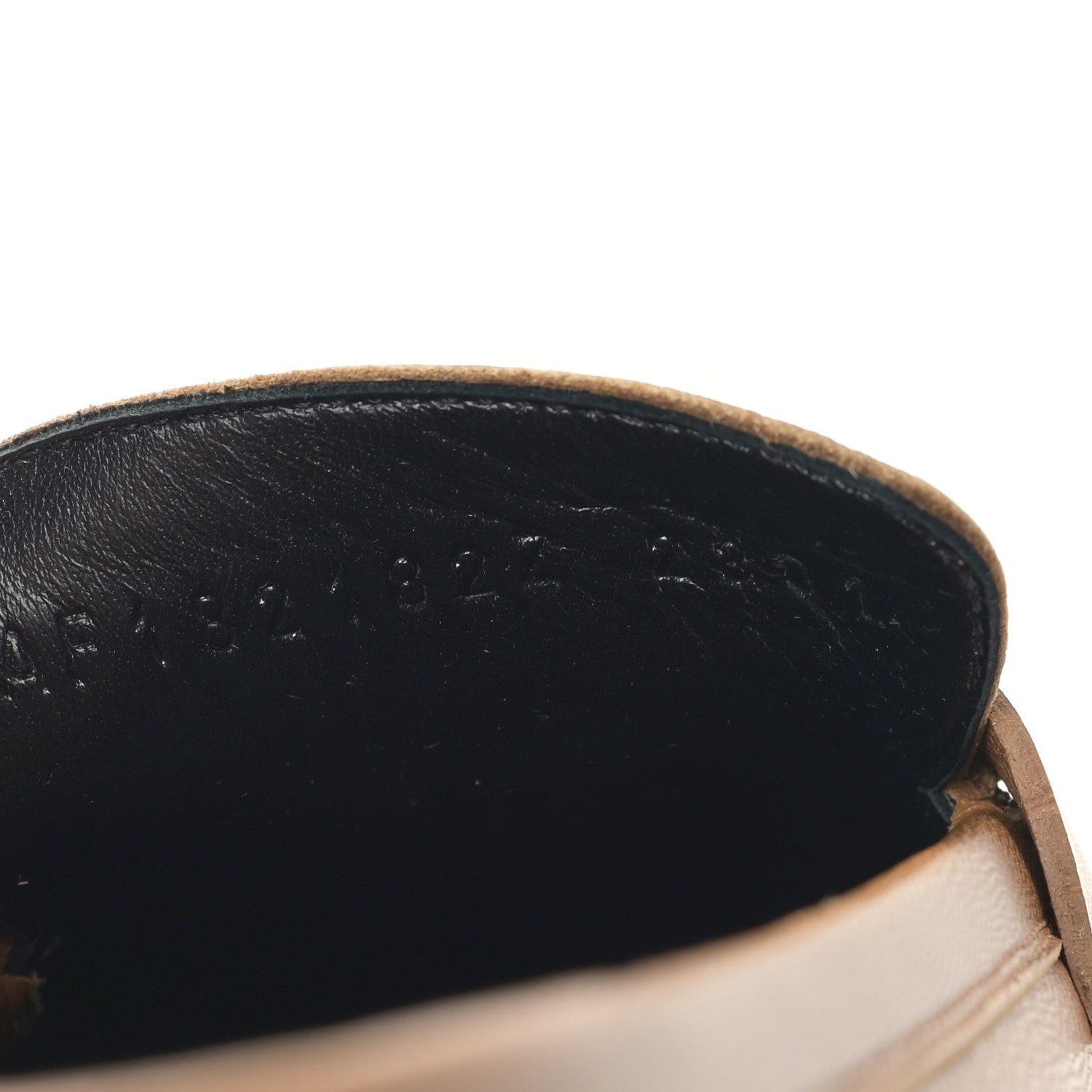 Hermes Goatskin Womens Paris Loafers 37 Naturel 8 of 8