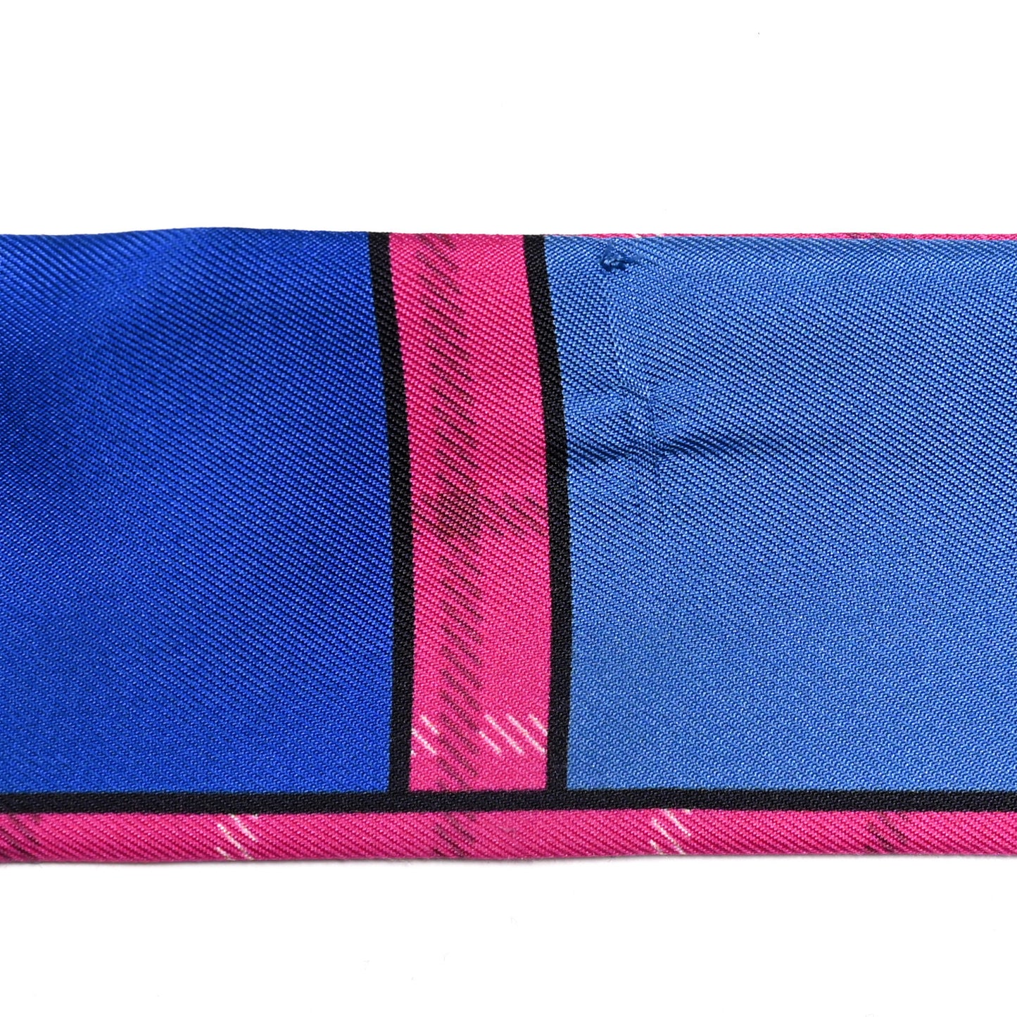 Silk Camails Twilly Scarf Rouge Violet Marine