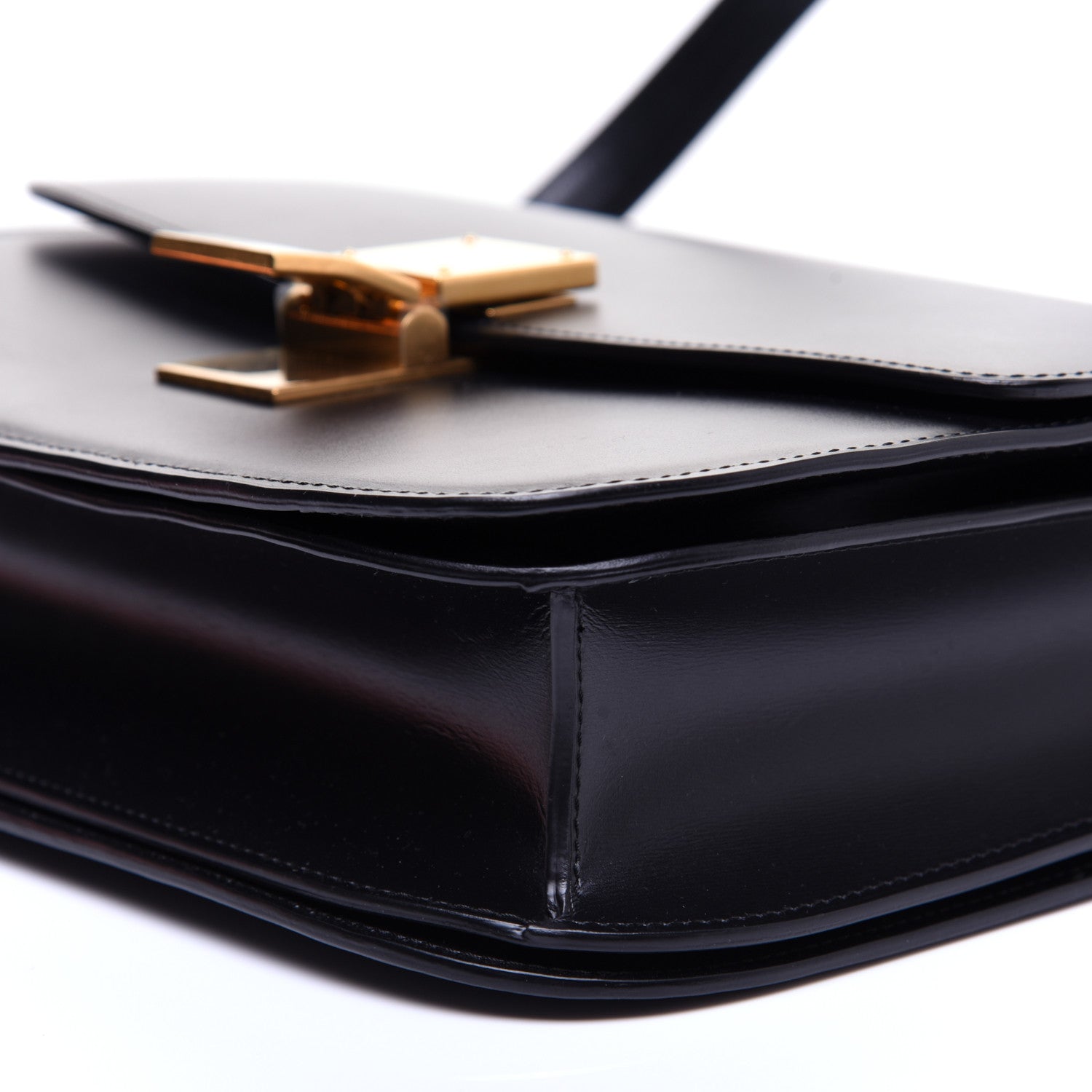 Celine Box Calfskin Medium Classic Box Flap Black 7 of 12