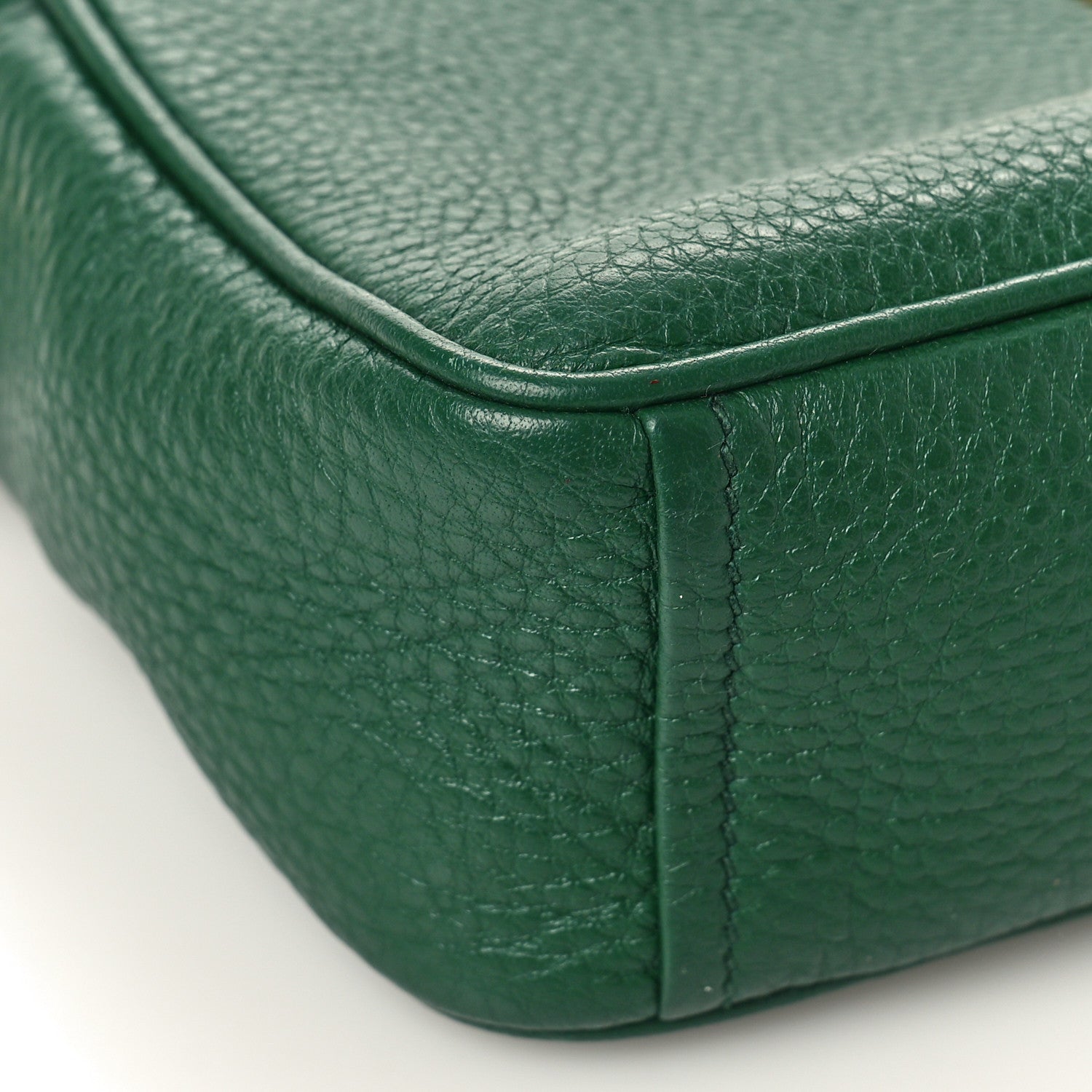 Prada Vitello Phenix Camera Bag Smeraldo 8 of 9