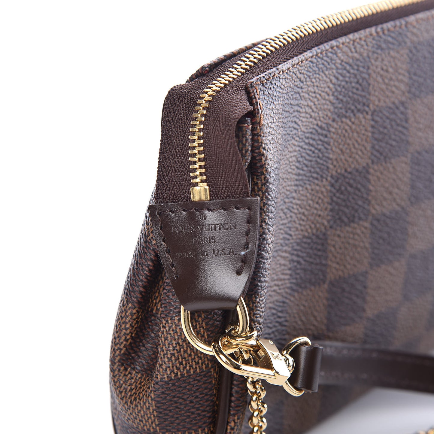 Damier Ebene Eva Clutch