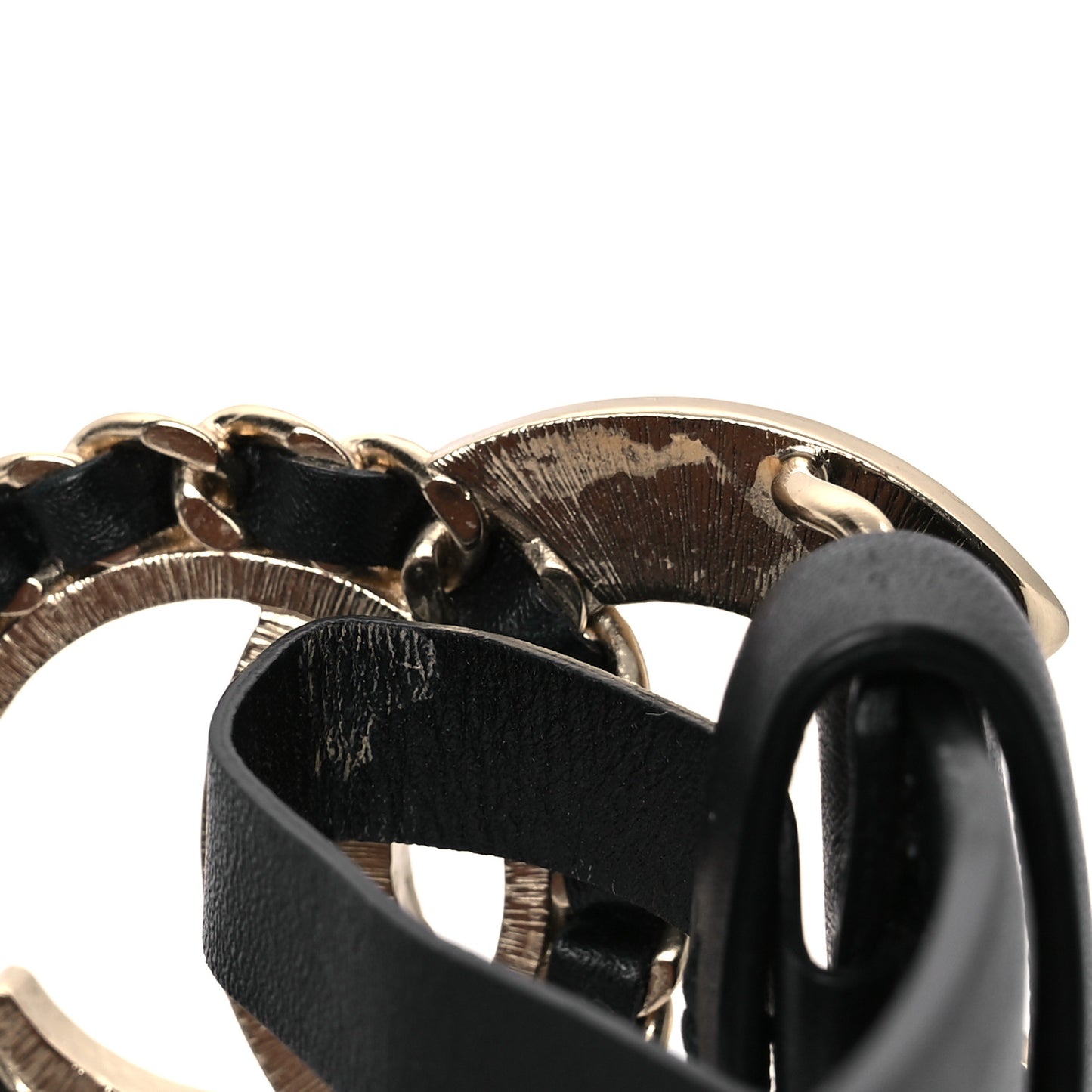 Calfskin Pearl CC Belt 90 36 Black