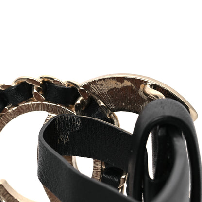 Chanel Calfskin Pearl CC Belt 90 36 Black 8 of 8