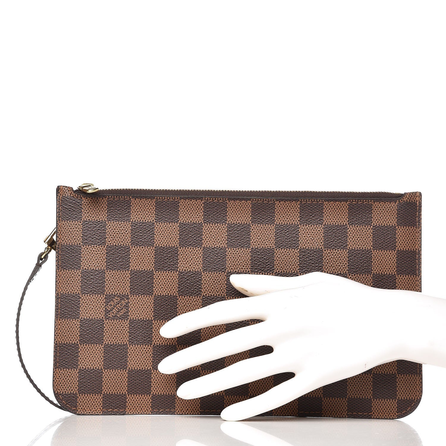 Louis Vuitton Damier Ebene Neverfull MM GM Pochette 2 of 8