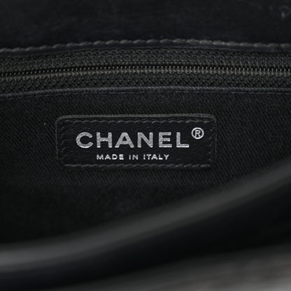 Chanel Patent Quilted Hamptons Flap Bag Black 6 of 12