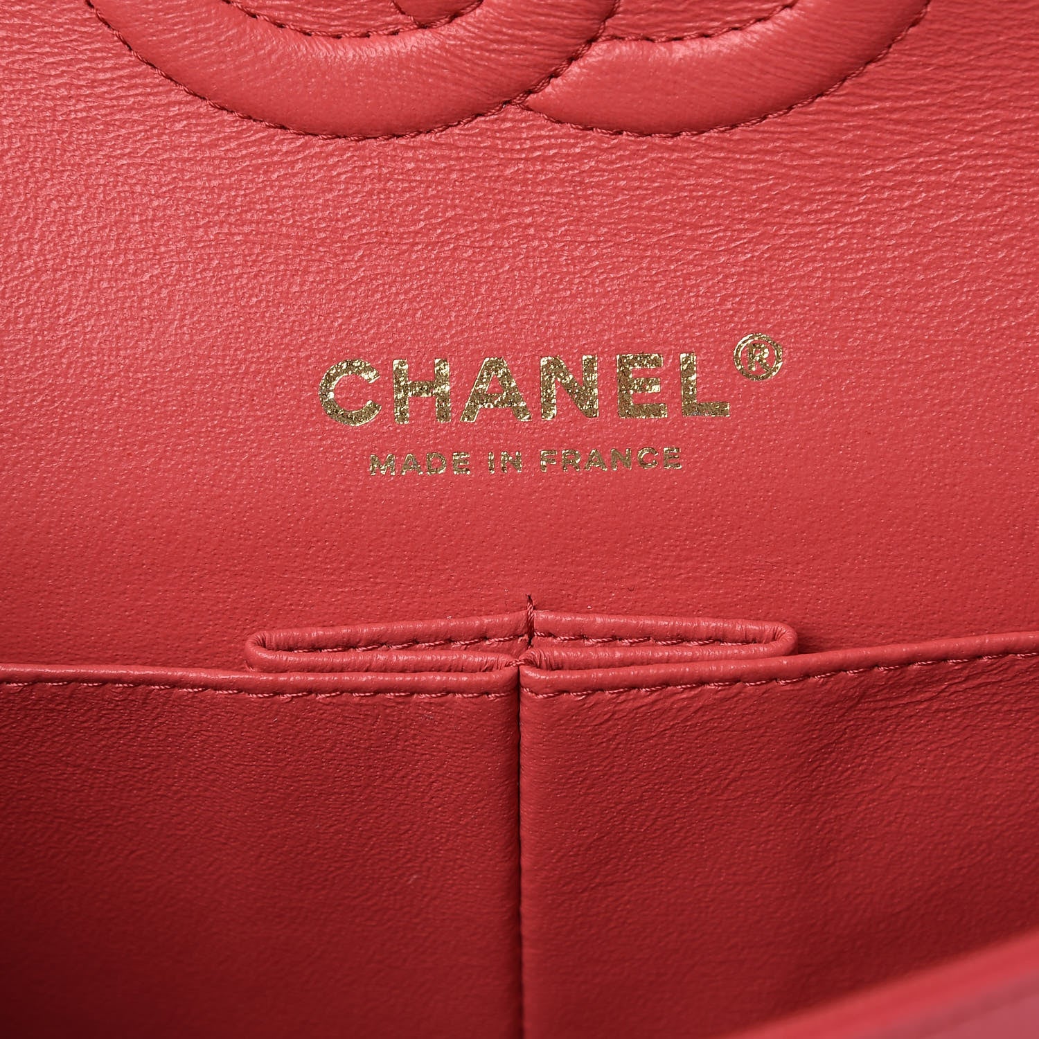 Chanel Caviar Quilted Medium Double Flap Dark Pink 7 of 8