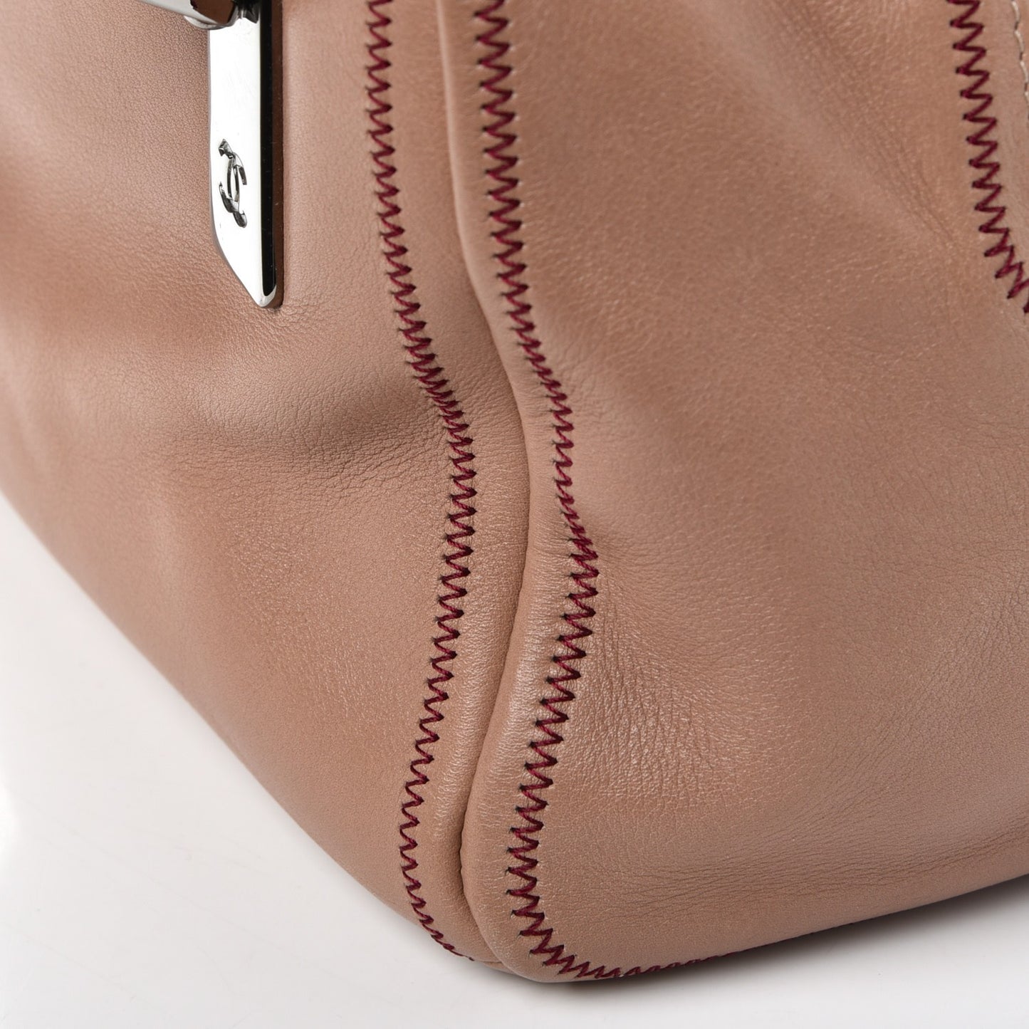 Lambskin Small Bowler Beige