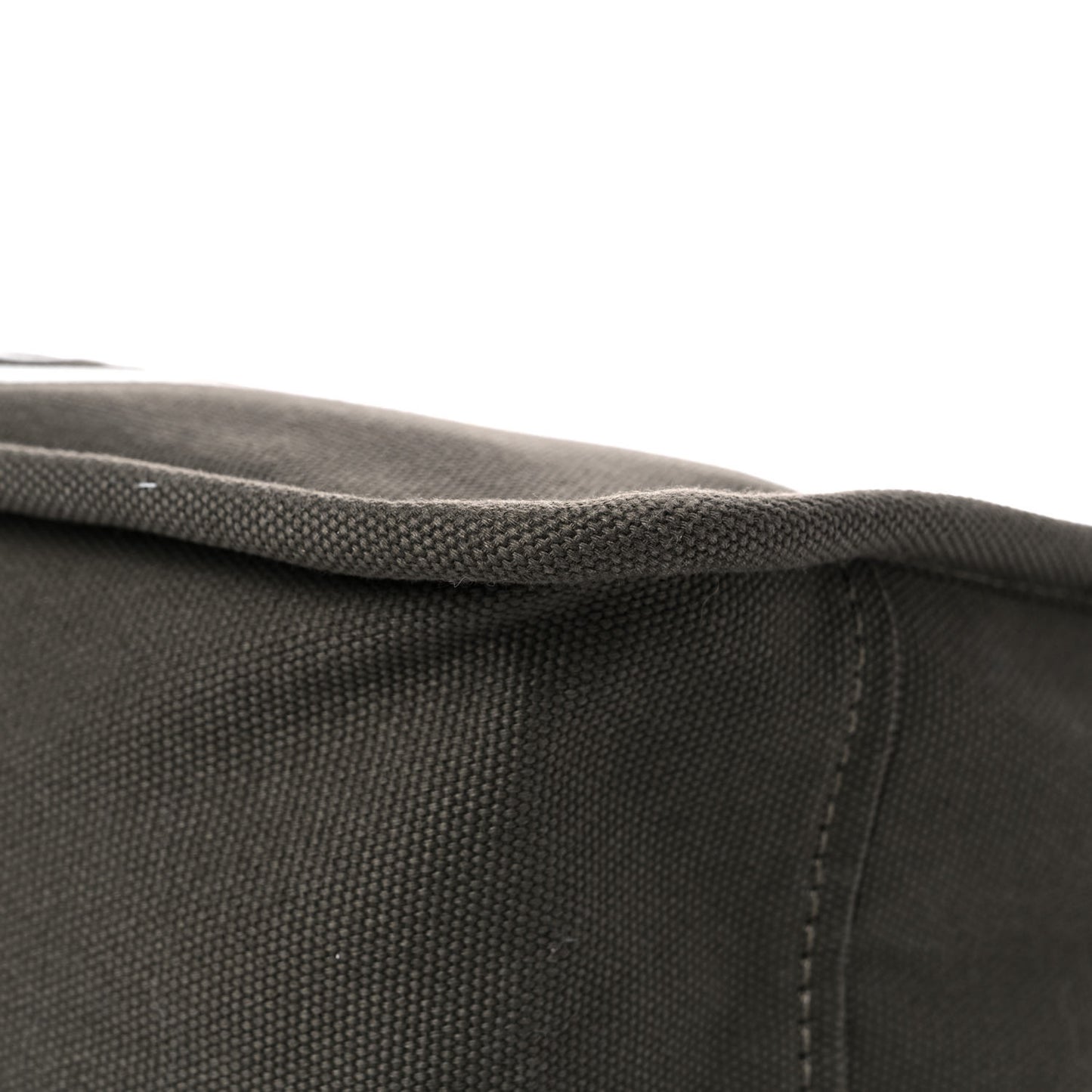 Canvas Signet Tote Bag Olive