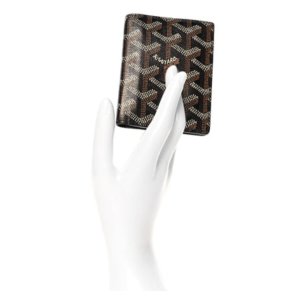 Goyard Goyardine Saint Marc Folding Card Case Black 2 of 8