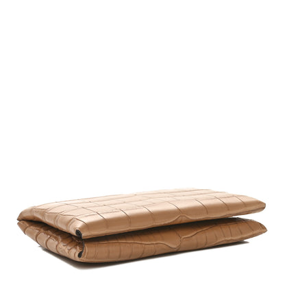 Hermes Matte Alligator Calvi Card Case Chai 4 of 8
