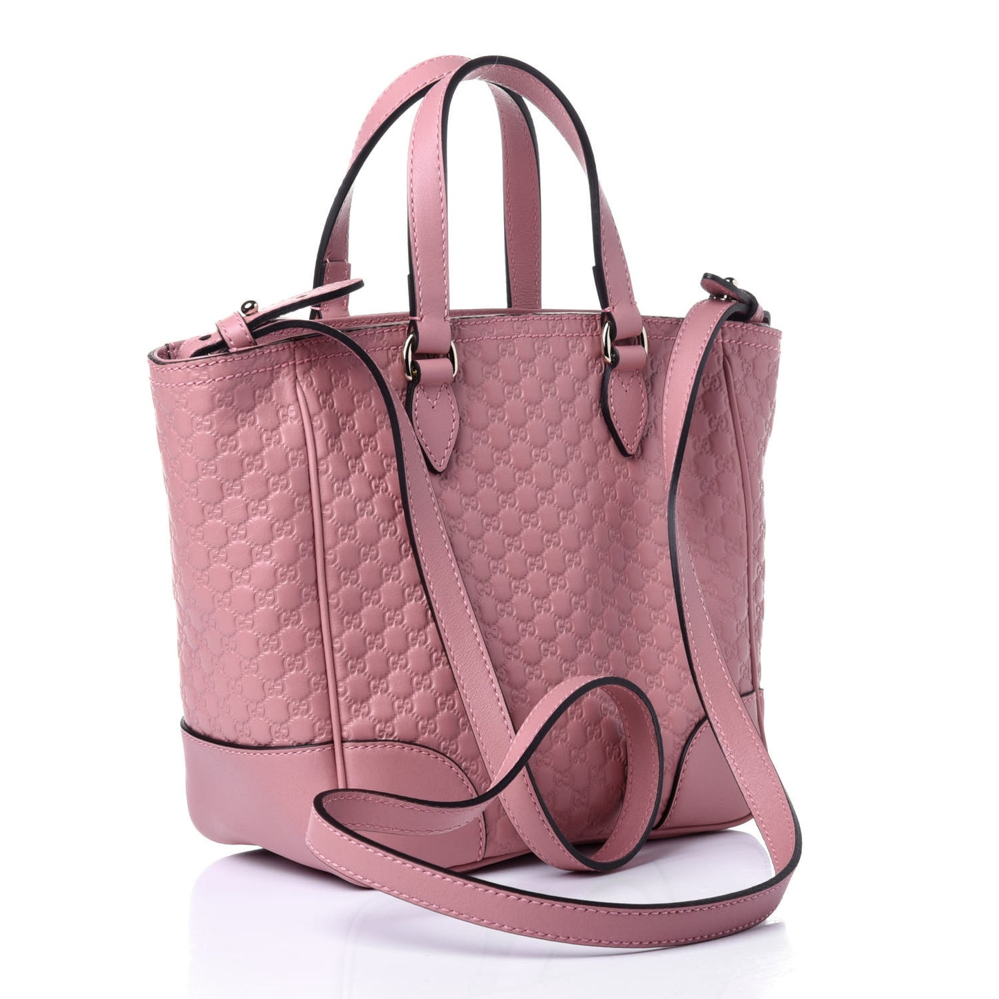Microguccissima Small Bree Tote Soft Pink