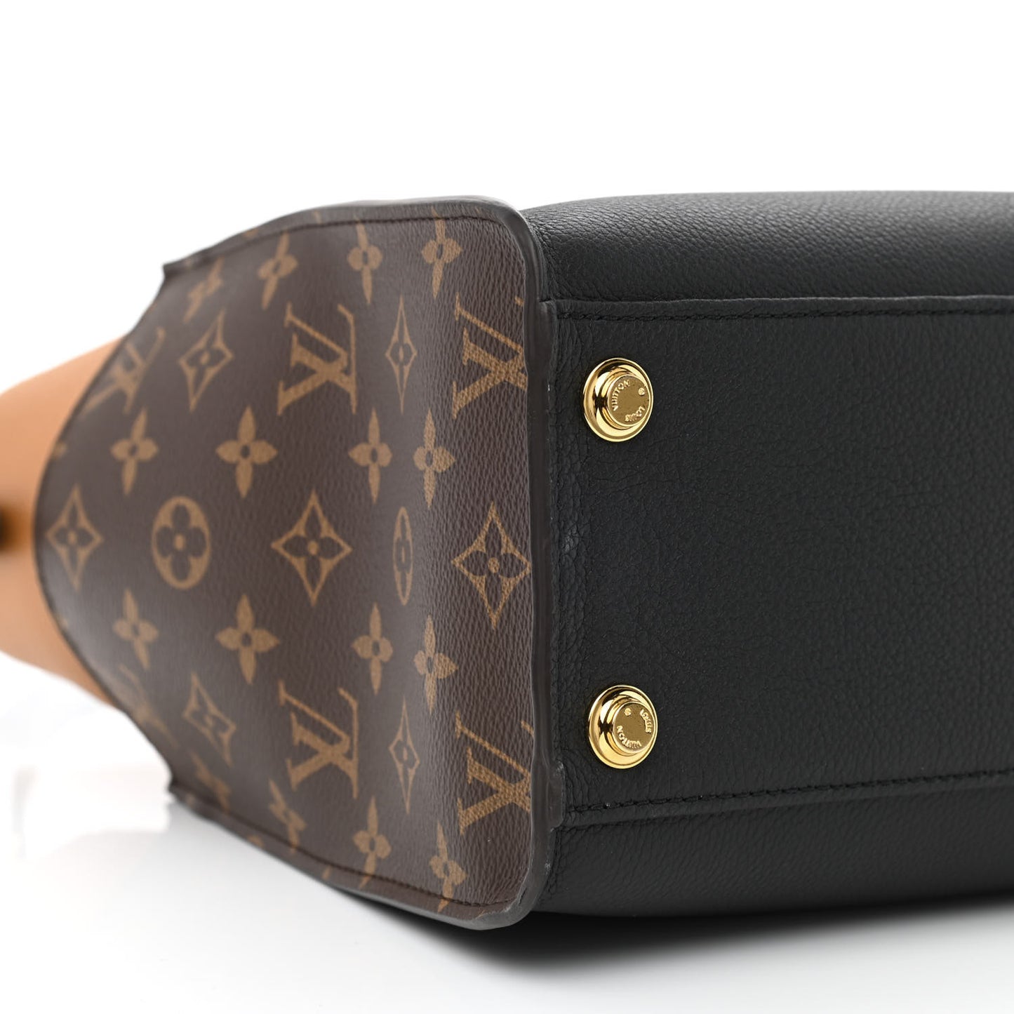 Calfskin Monogram On My Side Black