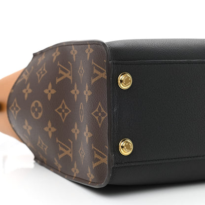Louis Vuitton Calfskin Monogram On My Side Black 8 of 9