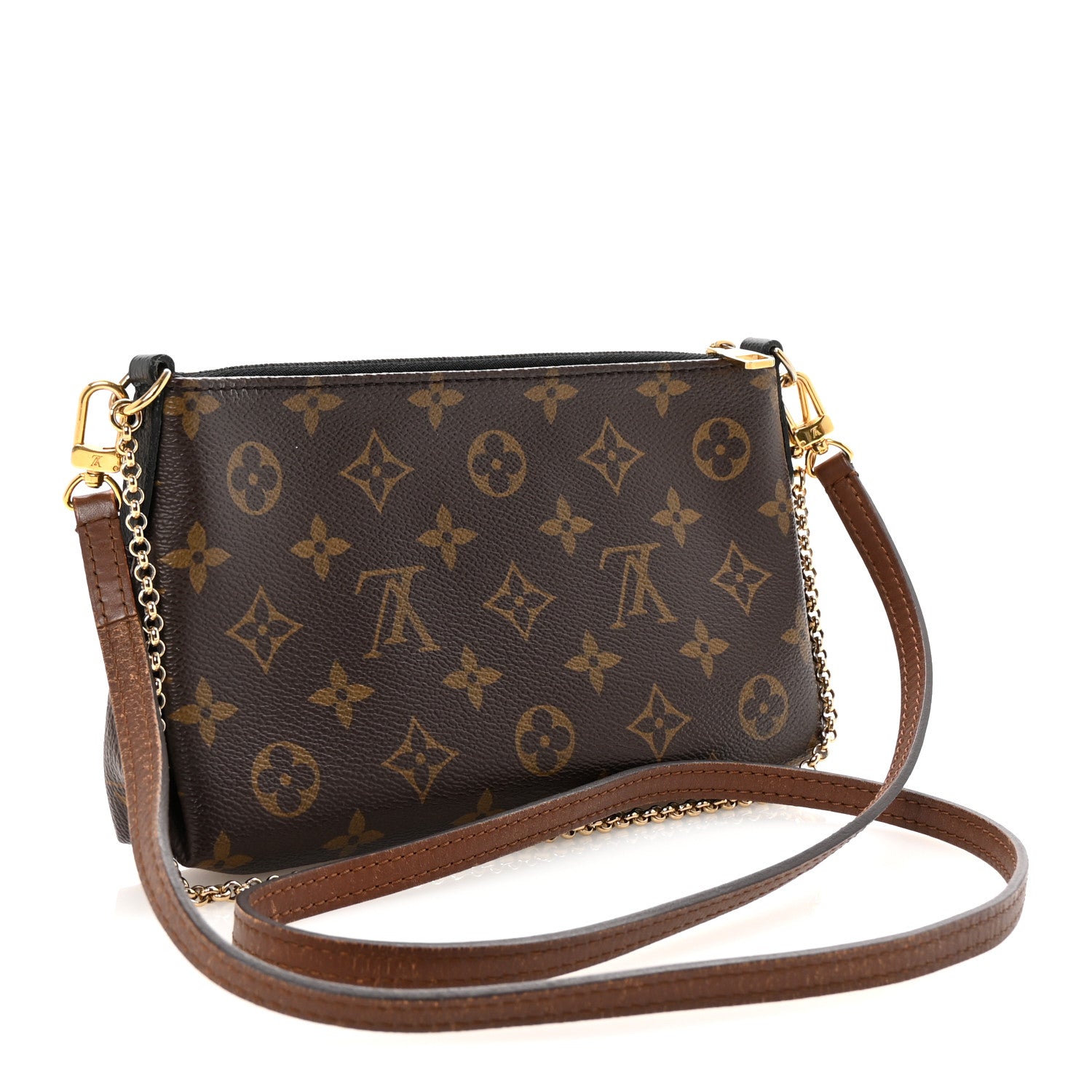Louis Vuitton Monogram Pallas Clutch Black 3 of 9