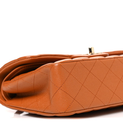 Chanel Caviar Quilted Small Double Flap Light Brown 9 of 10