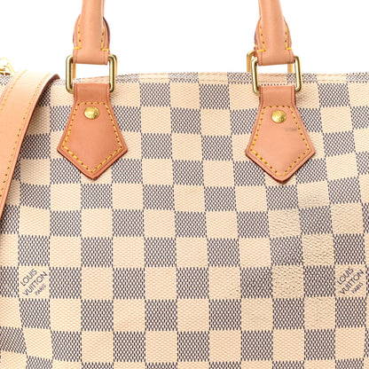Louis Vuitton Damier Azur Speedy Bandouliere 25 8 of 11