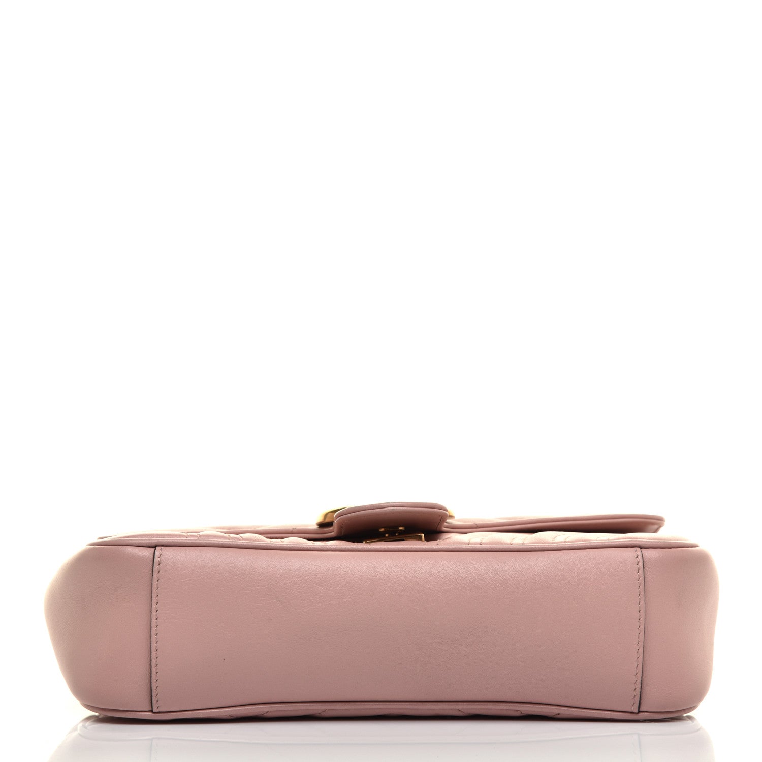 Gucci Calfskin Matelasse Small GG Marmont Shoulder Bag Perfect Pink 11 of 12