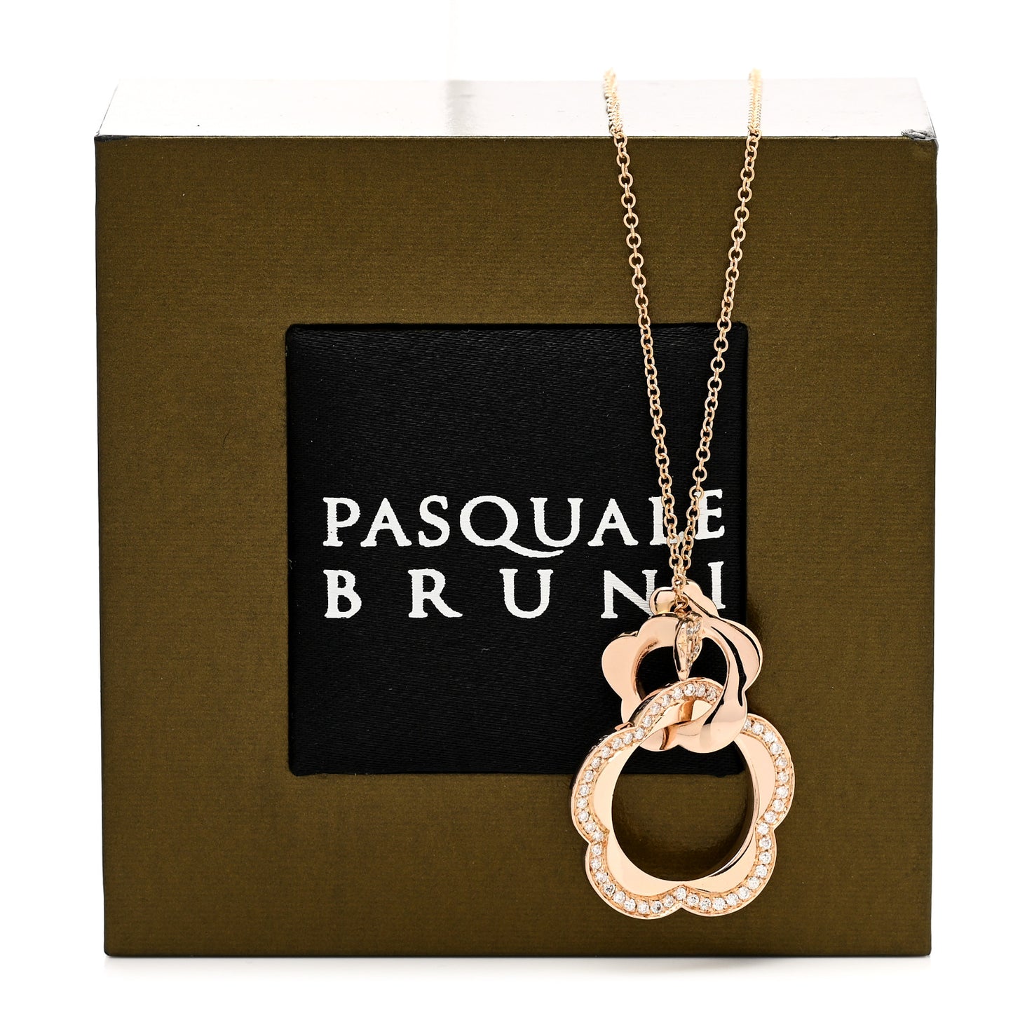 18K Rose Gold Diamond Miamia Necklace