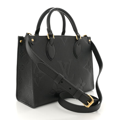 Louis Vuitton Empreinte Monogram Giant Onthego PM Black 3 of 9