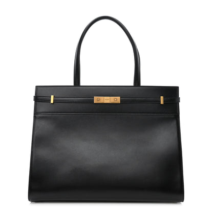Saint Laurent Calfskin Medium Manhattan Shopper Tote Black 1 of 10