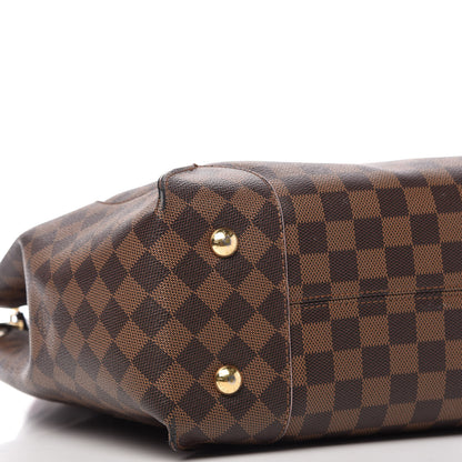 Louis Vuitton Damier Ebene Caissa Hobo Rose Ballerine 6 of 18