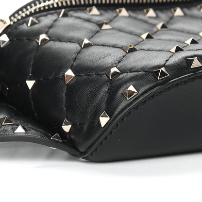 Valentino Garavani Nappa Rockstud Spike Belt Bag 85 Black 9 of 9
